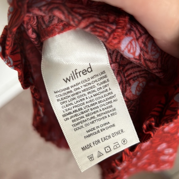 Aritzia Wilfred Dress - RED - Picture 6 of 7